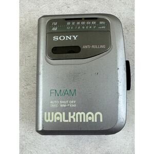Vintage Sony Walkman AM/FM Radio Cassette Player WM-FX141 Tested Working